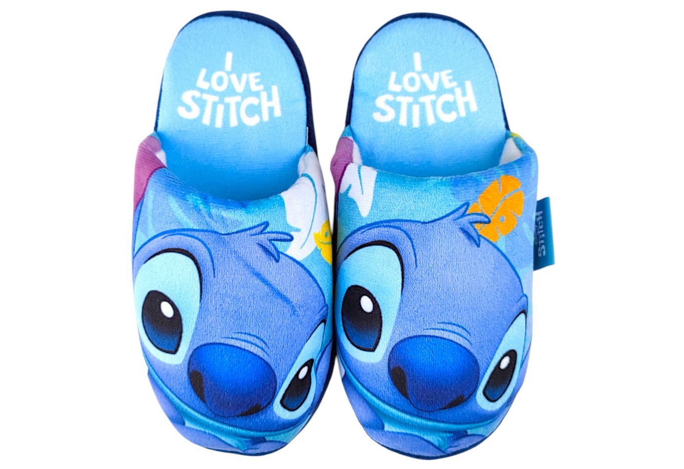 Lilo & Stitch I LOVE STITCH Hausschuh Jungen Slipper Pantoffeln Gr. 28-34