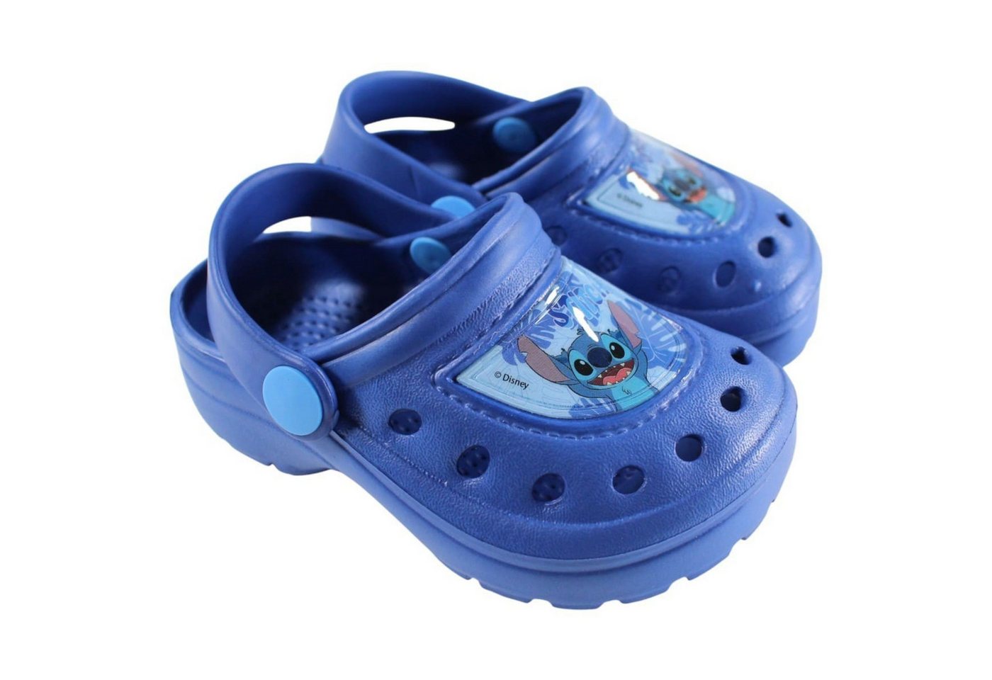 Lilo & Stitch Kinder Clogs Sandale mit Fersenriemen und rutschfester Sohle Clog