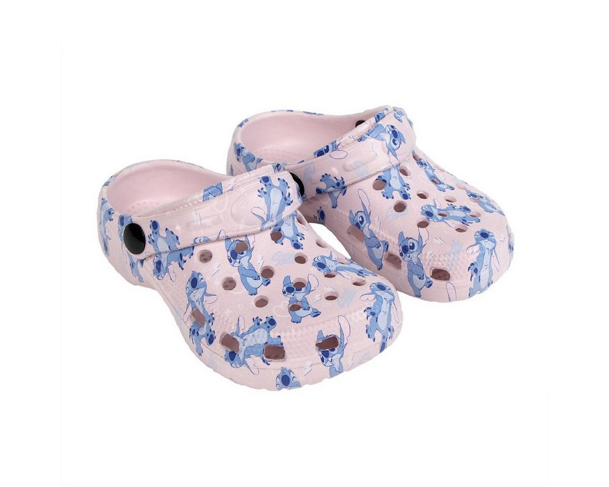 Lilo & Stitch Kinder Clogs Sandale mit Fersenriemen und rutschfester Sohle Hausschuh