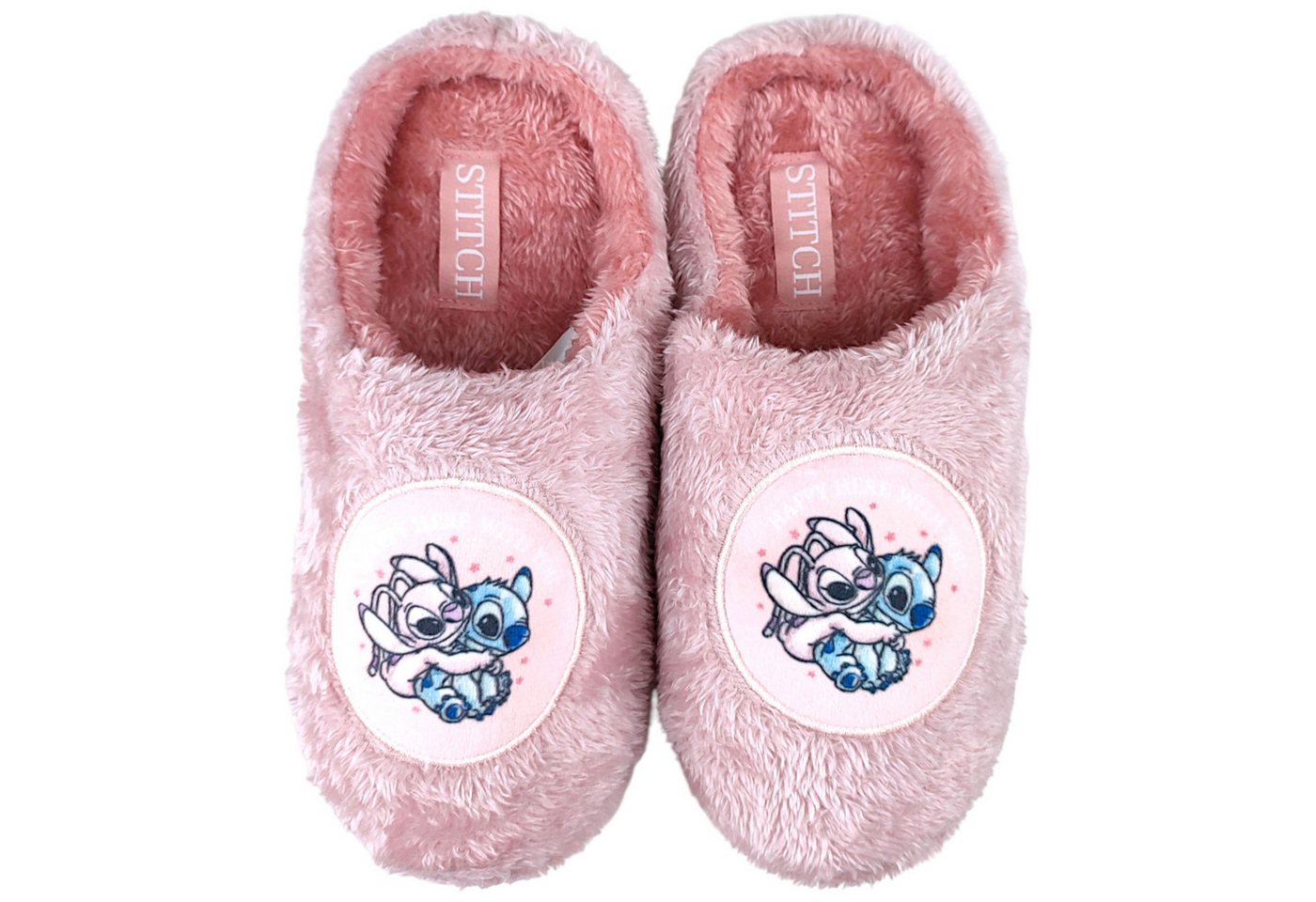 Lilo & Stitch Stitch & Angel Hausschuh flauschige Slipper Pantoffel Gr. 36-41