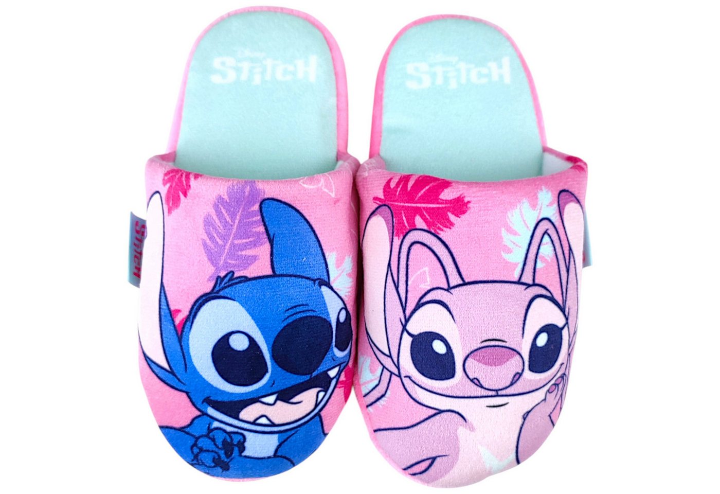 Lilo & Stitch Stitch & Angel Hausschuh Mädchen Slipper Pantoffeln Gr. 28-35