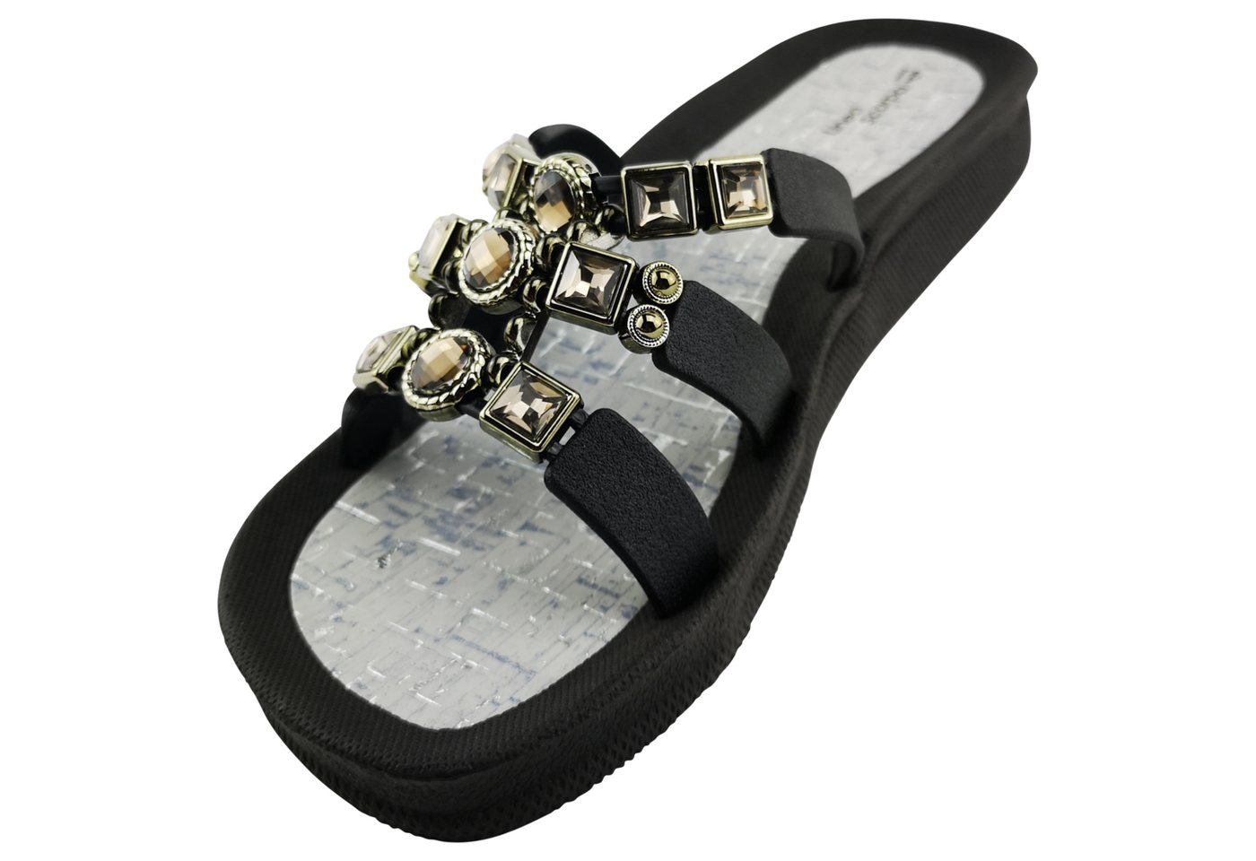 Linea Scarpa Damen Fußbett Luxus Badeschuhe Pantolette Thasos Schlappen