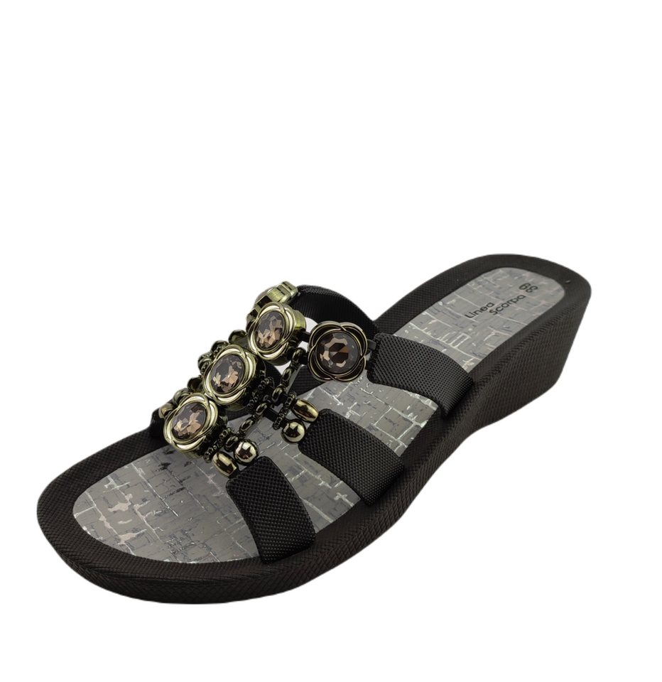 Linea Scarpa Korfu Badeschuhe Wellness Pool mit Absatz Pantoletten un Schlappen