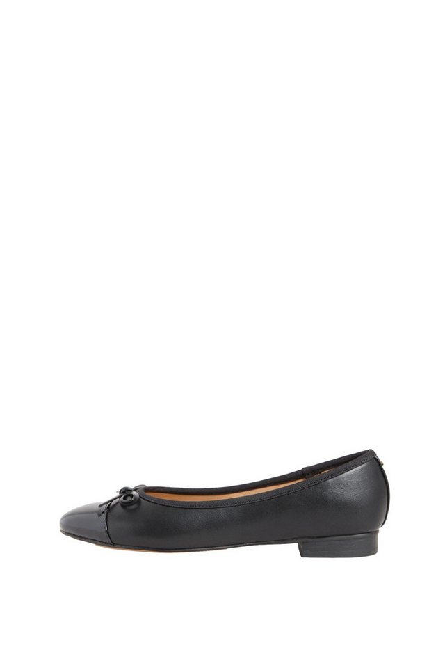 Lipsy Ballerina mit Zehenkappe aus Lackleder Ballerina (1-tlg) (schwarz)