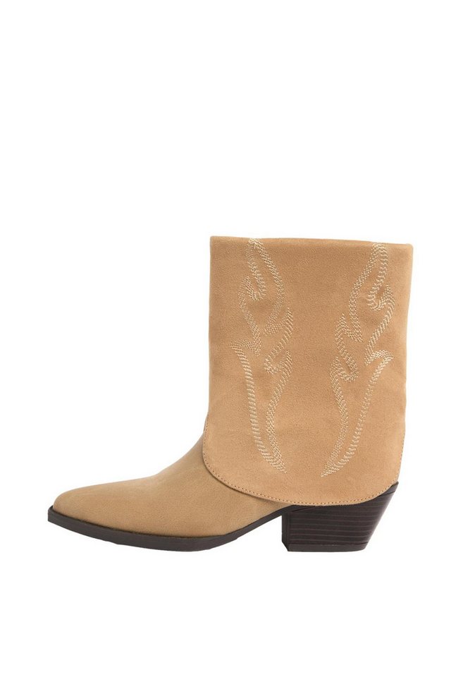 Lipsy Cowboystiefeletten aus Kunstveloursleder Westernstiefel (1-tlg)