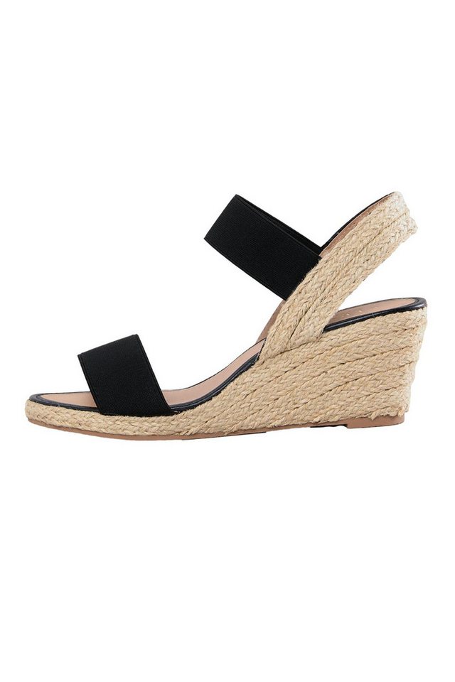 Lipsy Elastische Espadrille-Sandale Keilsandalette (1-tlg)