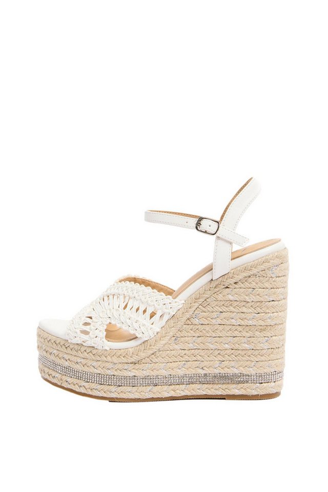 Lipsy Espadrille-Sandaletten, Keilabsatz + Strass Keilsandalette (1-tlg)