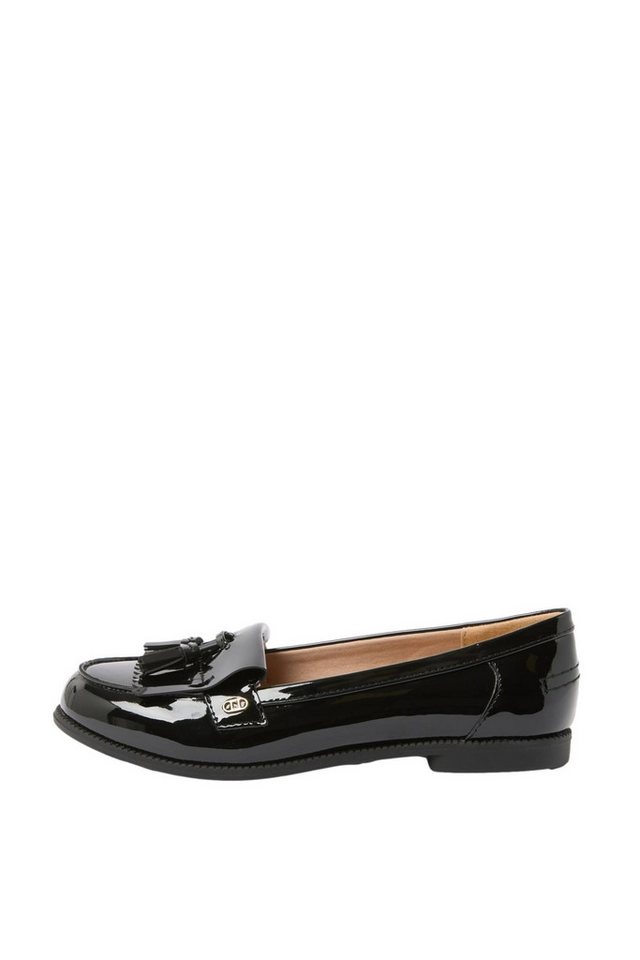 Lipsy Flache Loafer in Lackoptik mit Quasten Loafer (1-tlg)