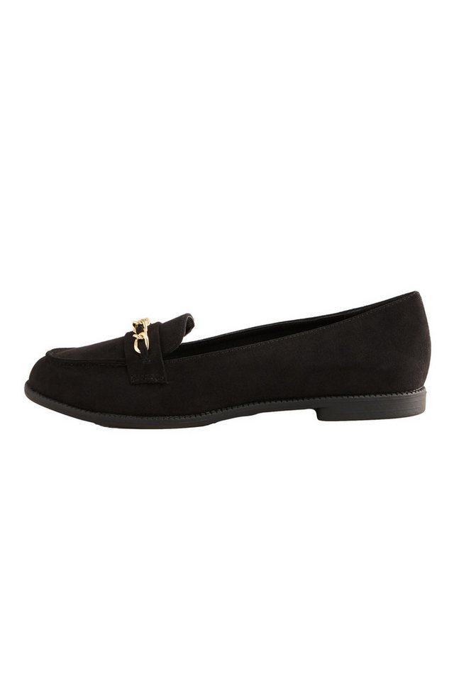 Lipsy flache Schlupf-Loafer aus Velourskunstleder Loafer (1-tlg)