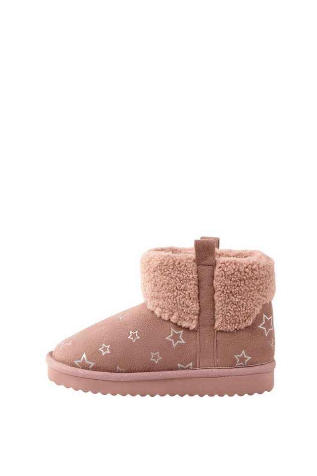 Lipsy Hausstiefel mit Futter aus Kunstlammfell Hausschuh (1-tlg)