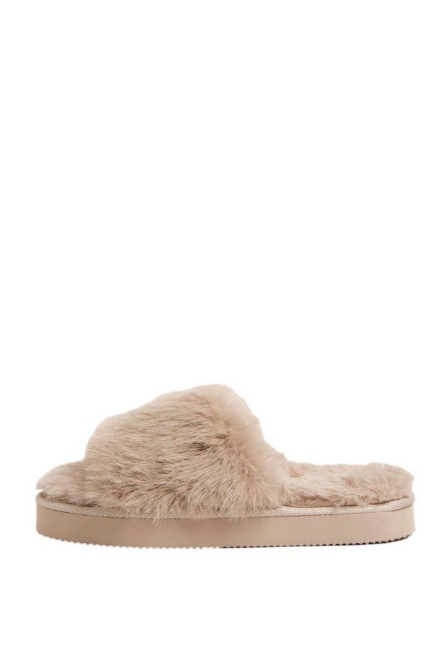 Lipsy Kunstfellpantolette mit Plateau Nachtwäsche Hausschuh (1-tlg)