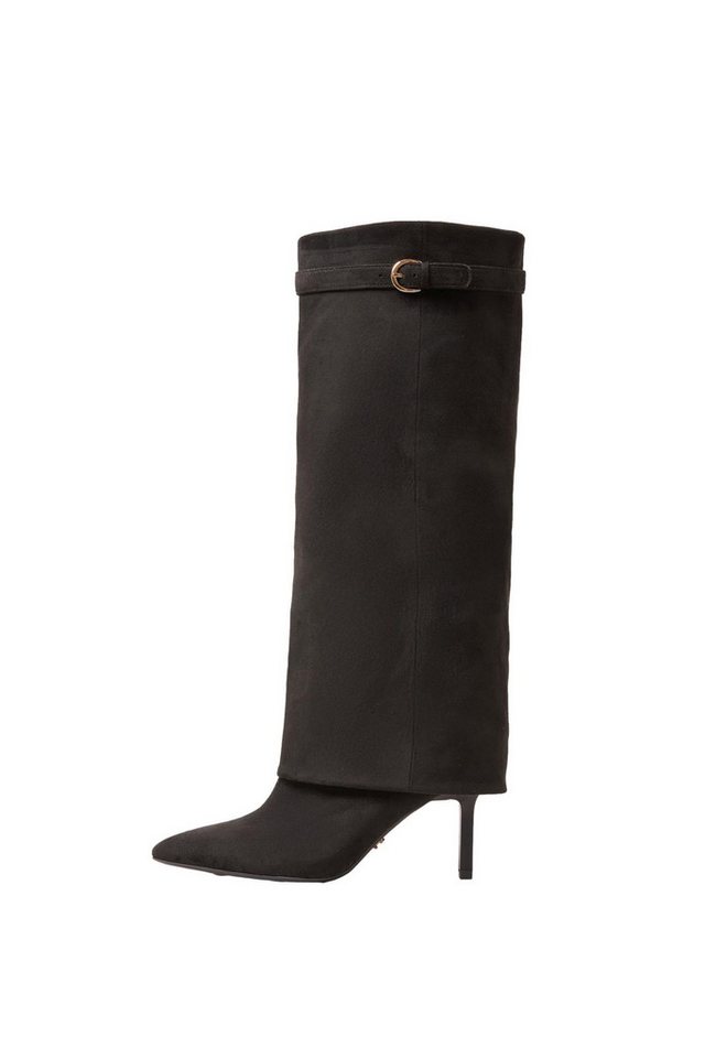 Lipsy Kunstveloursleder-Stiefel mit Absatz Stiefel (1-tlg)