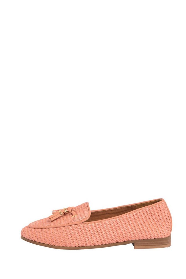 Lipsy Loafer mit Raffia- und Fransendetails Loafer (1-tlg)