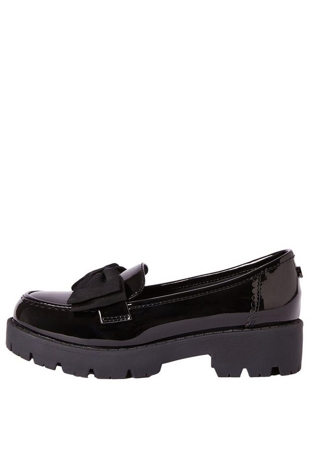 Lipsy Loafer mit Schleife, weite Passform Loafer (1-tlg)