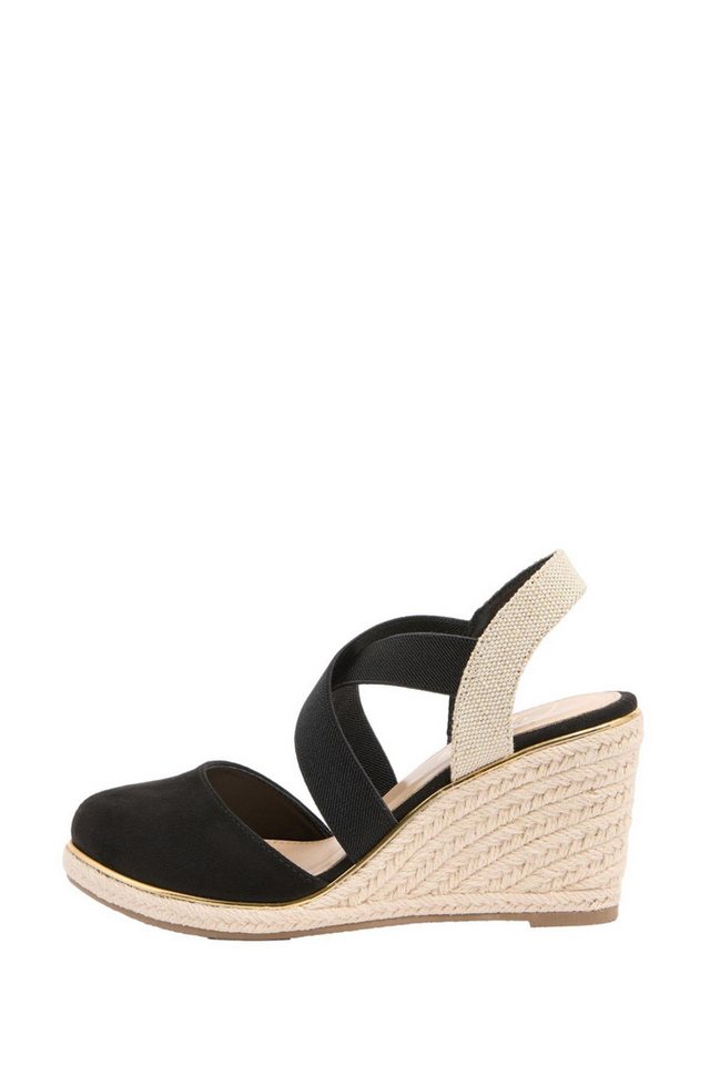 Lipsy mittelhohe Espadrille-Keilabsatzschuhe Keilsandalette (1-tlg)
