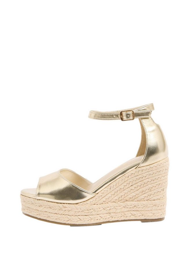 Lipsy zehenfreie Canvas-Espadrilles mit Keilabsatz Keilsandalette (1-tlg)