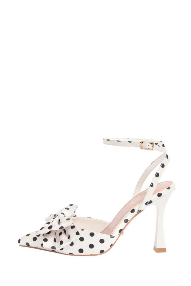 Lipsy zweiteilige, festliche Stiletto-Pumps High-Heel-Sandalette (1-tlg) (weiß)