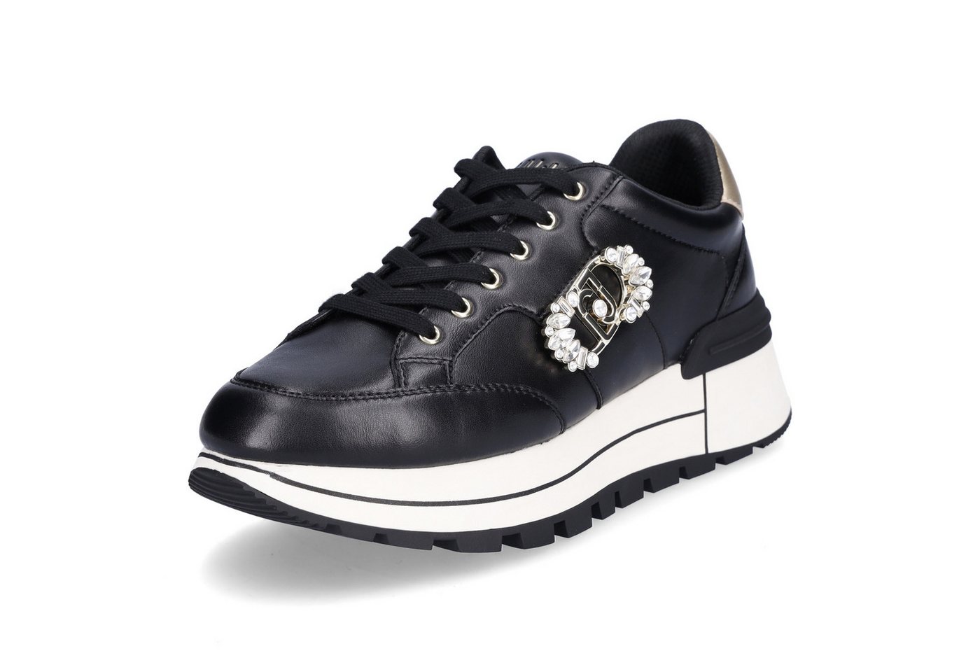 Liu Jo Damen Sneaker Amazing 41 schwarz metallic Sneaker