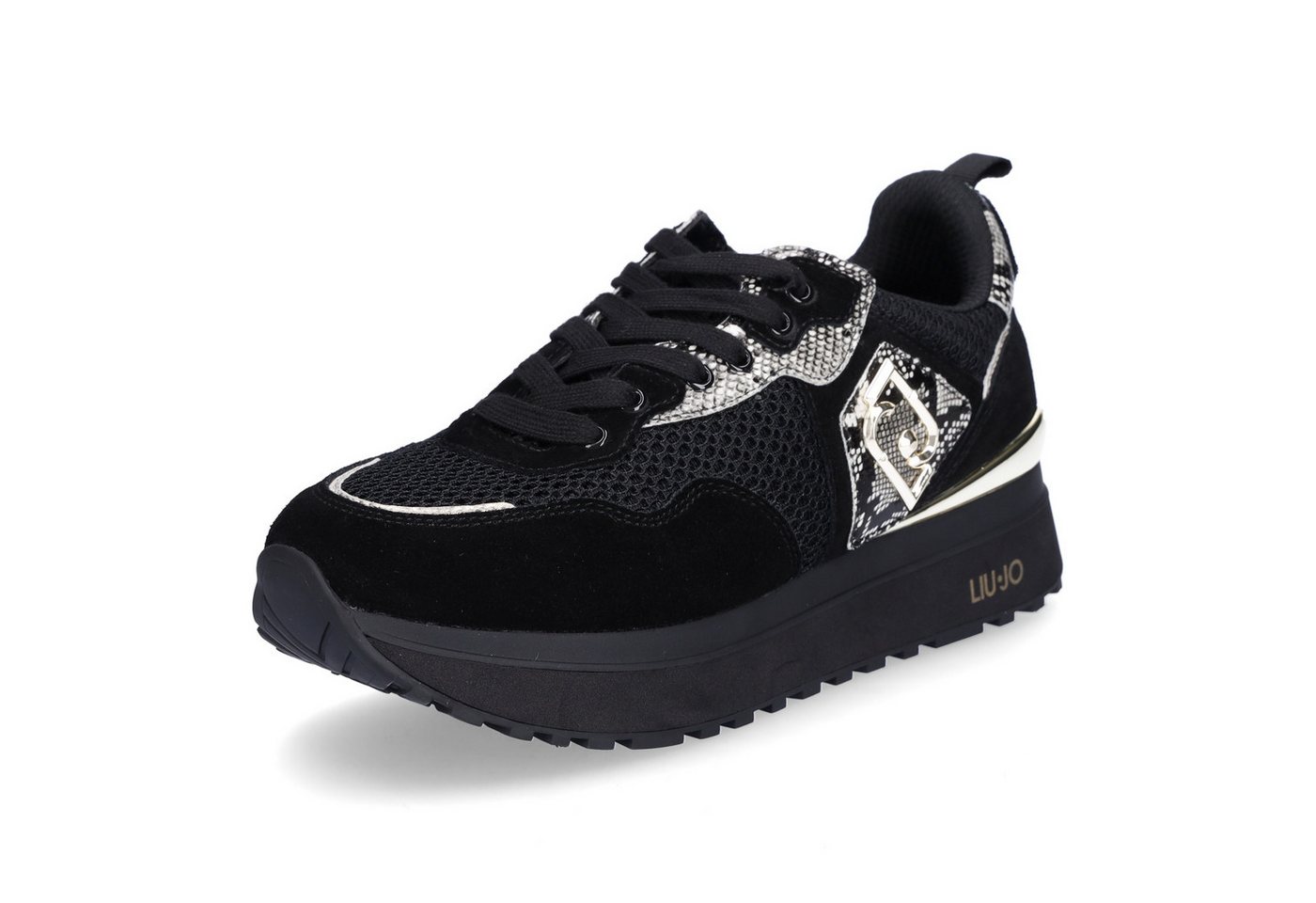 Liu Jo Damen Sneaker Maxi Wonder 01 schwarz Sneaker