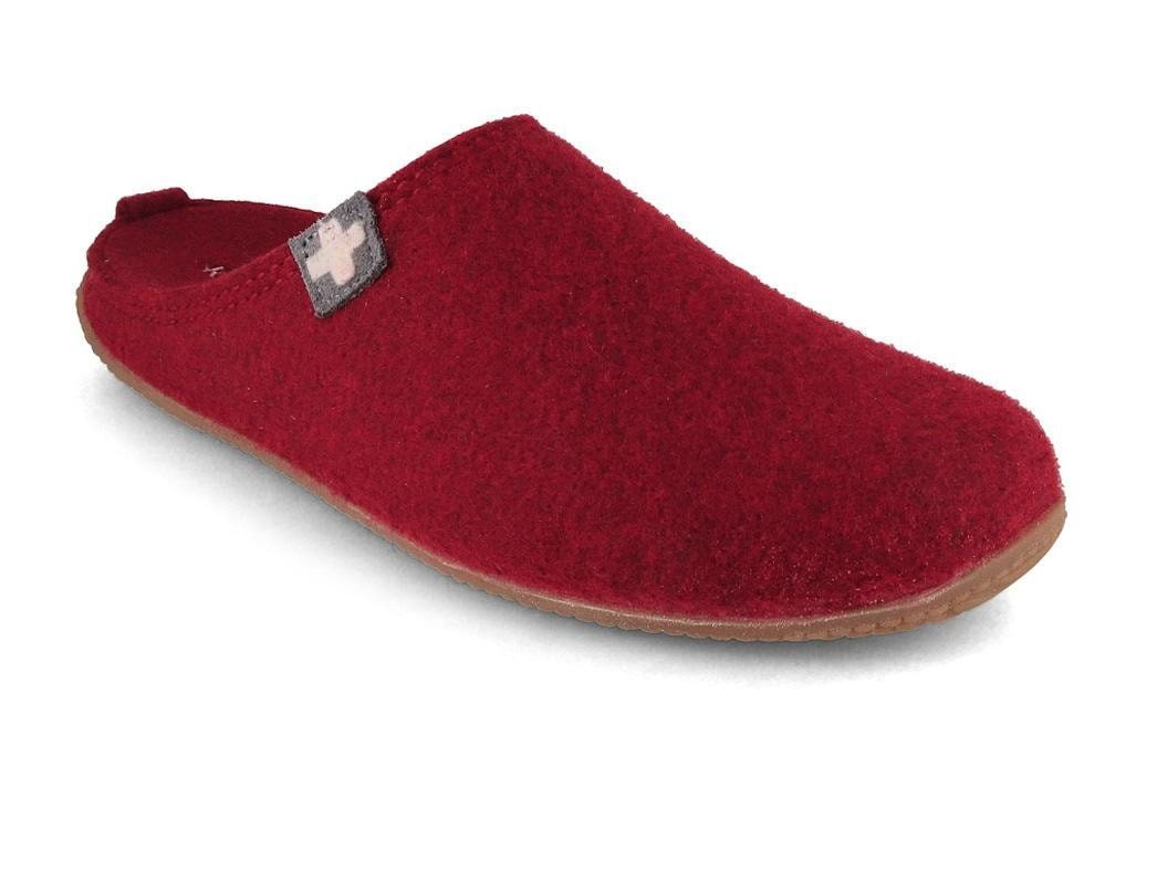 Living Kitzbühel Filz Pantoffel Gipfelkreuz forest, Wechselfußbett Hausschuh federleichte, luftige Konzeption