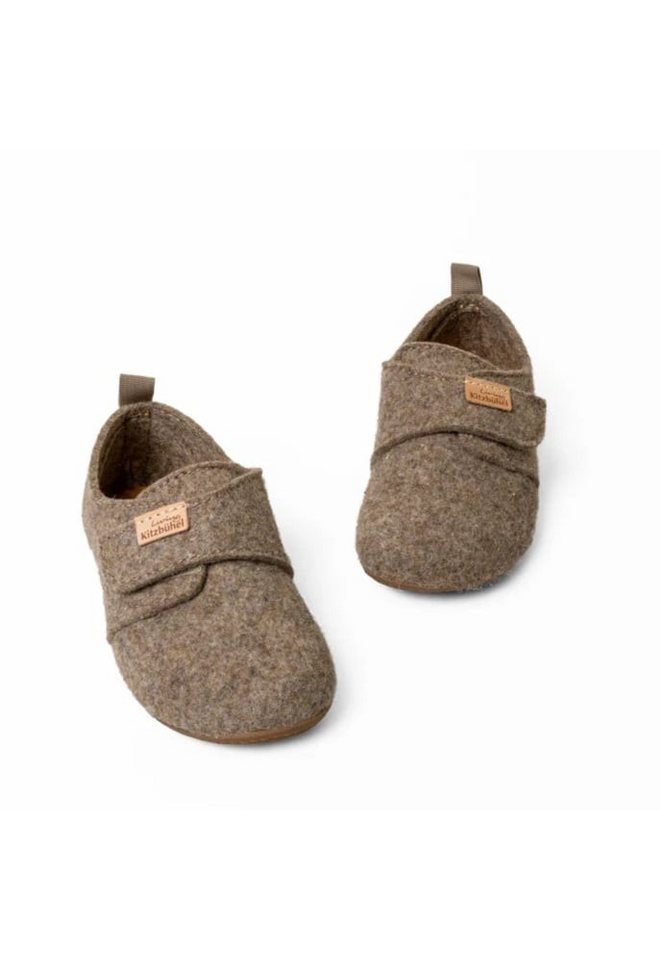 Living Kitzbühel Franzi Filz Unifarben Kids amaretto braun Kinder (31-35) Hausschuh