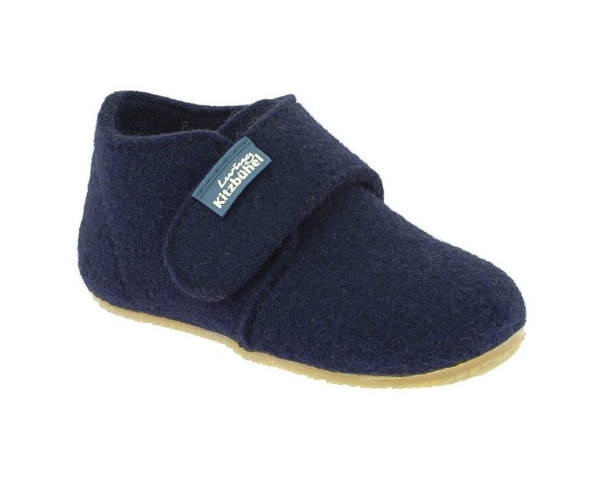 Living Kitzbühel Klettmodell Filz (rec. Wolle) - hoher Schaft - Unifarben Kids Hausschuh