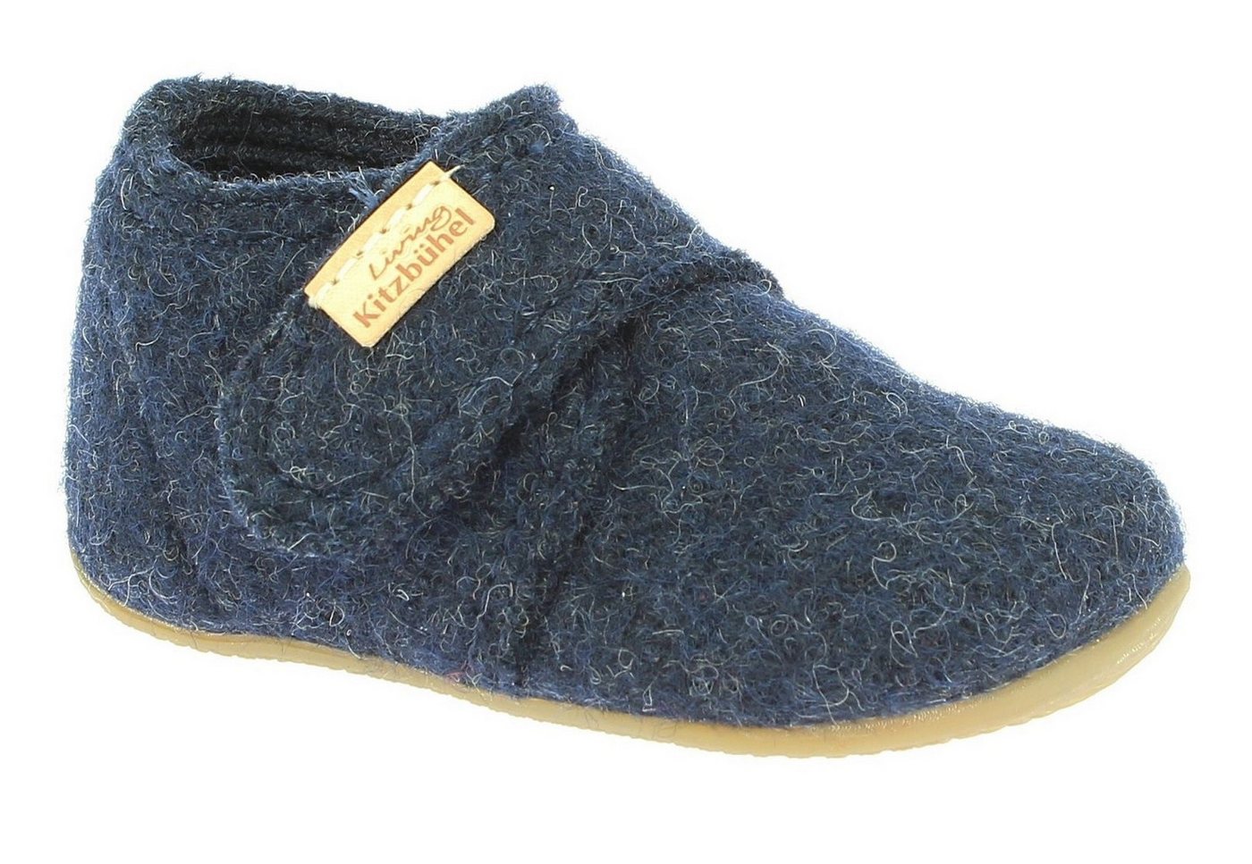 Living Kitzbühel Klettmodell (Schurwolle) Kids 2024 nachtblau Kleinkinder (24-26) Hausschuh