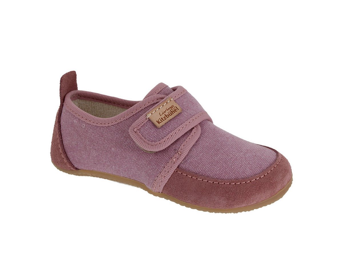 Living Kitzbühel Ulli Uni Hausschuh (1-tlg) Hausschuh - Baumwolle - Mit Klettverschluss