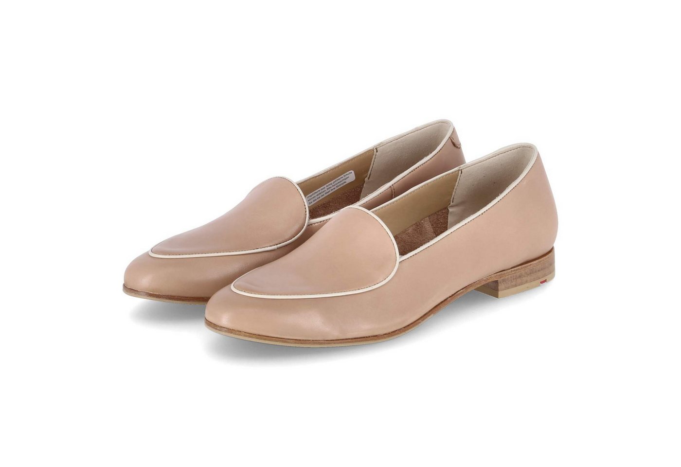 Lloyd 1573111 Damen Glattleder beige Slipper