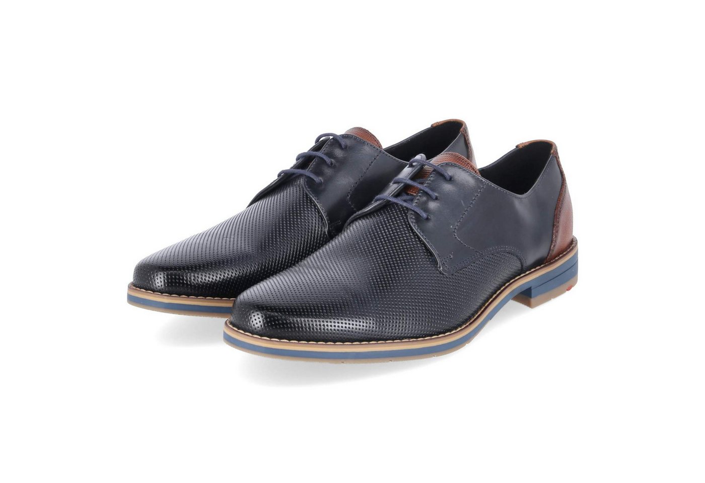 Lloyd 1601719 Herren Glattleder blau Schnürschuh