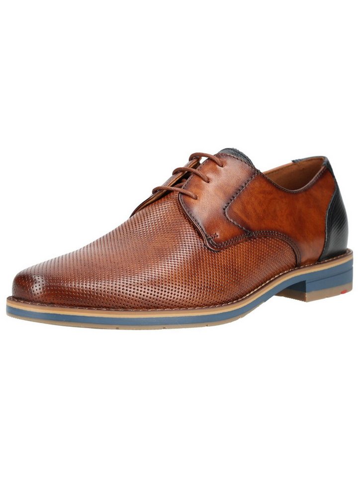 Lloyd Businessschuhe Glattleder Schnürschuh (blau/braun)