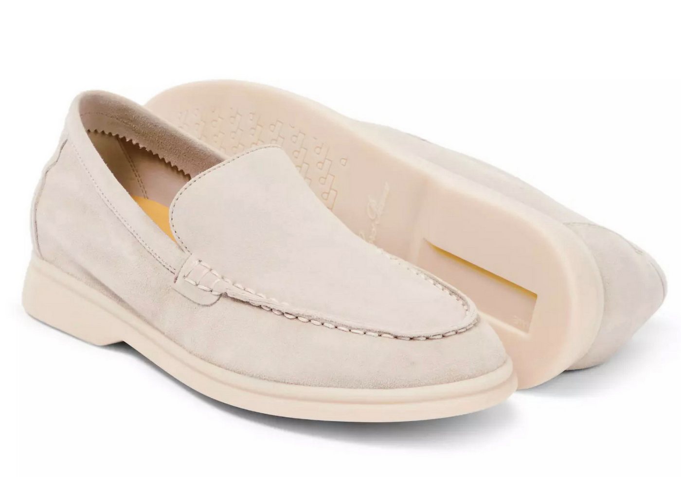 Loro Piana Summer Walk Kinder Schuhe Veloursleder Mokassin