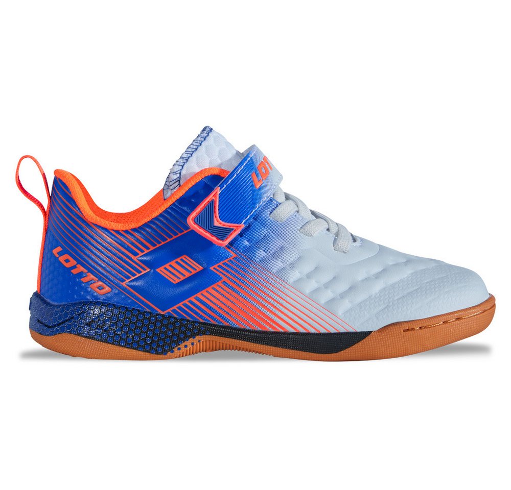 Lotto Hallenschuh - ideal für Indoor Sport wie Handball (weiß/blau)