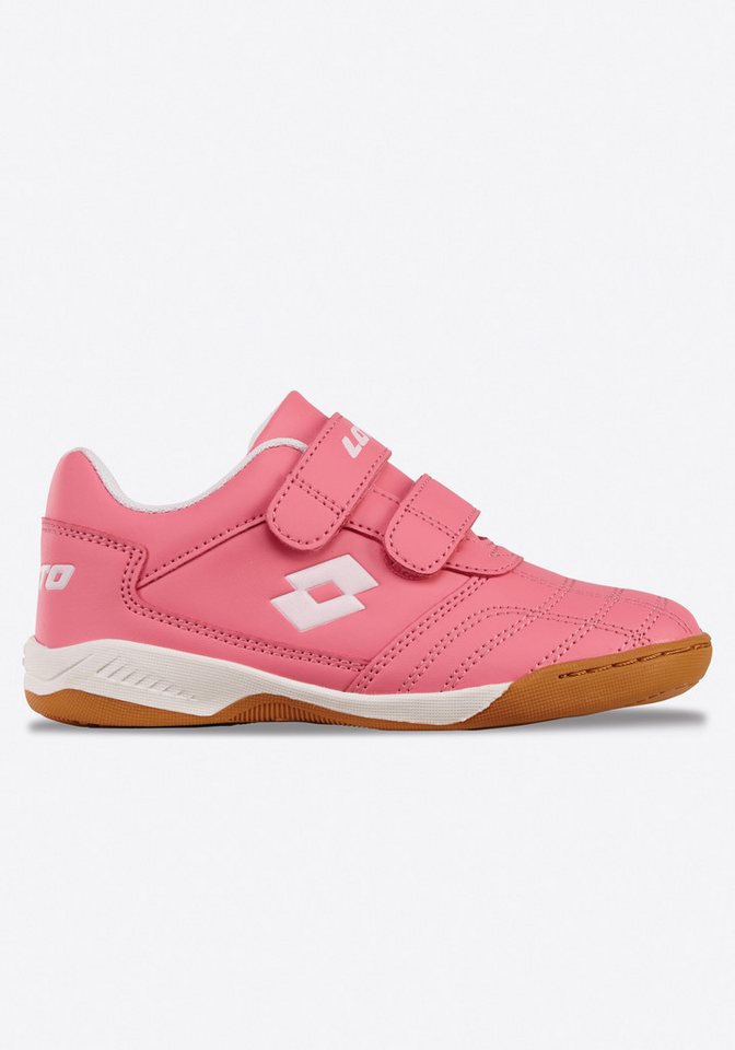 Lotto Hallenschuh mit Klettverschluss (rosa/weiß)