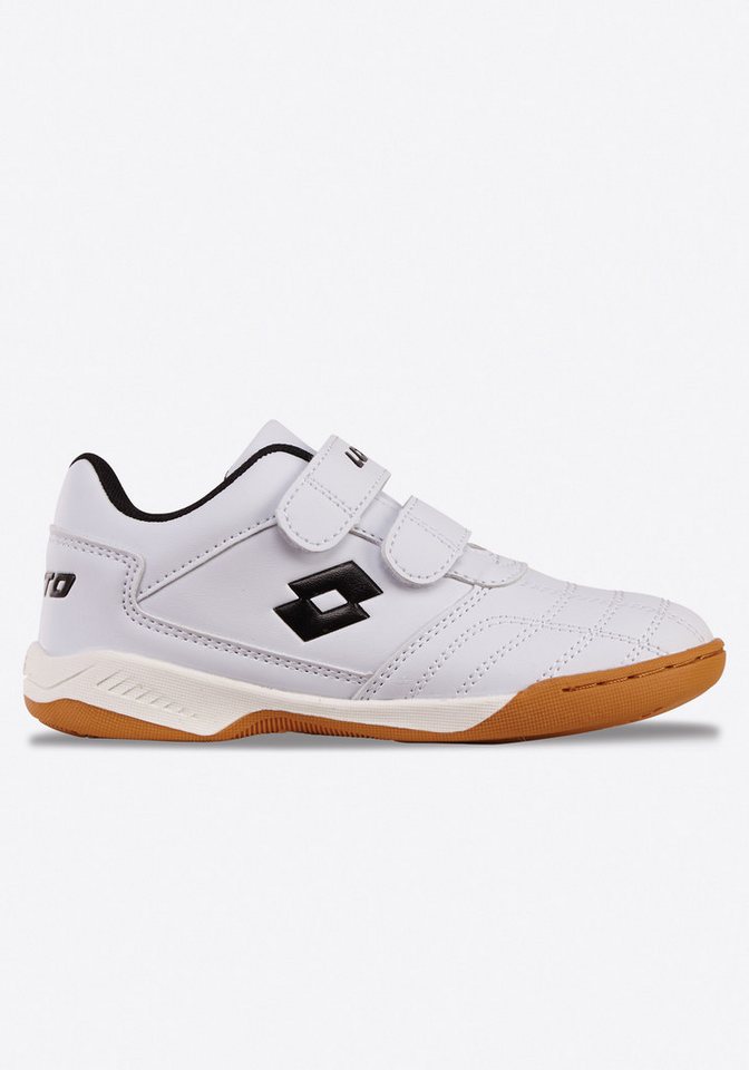 Lotto Hallenschuh mit Klettverschluss (weiß/schwarz)