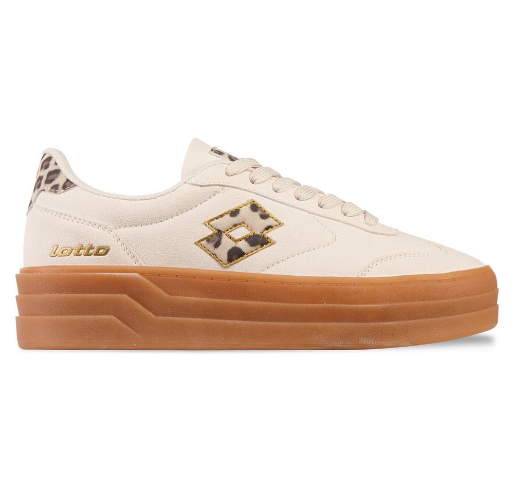 Lotto Plateausneaker - mit raffinierter Plateausohle im Lagenlook (weiß)