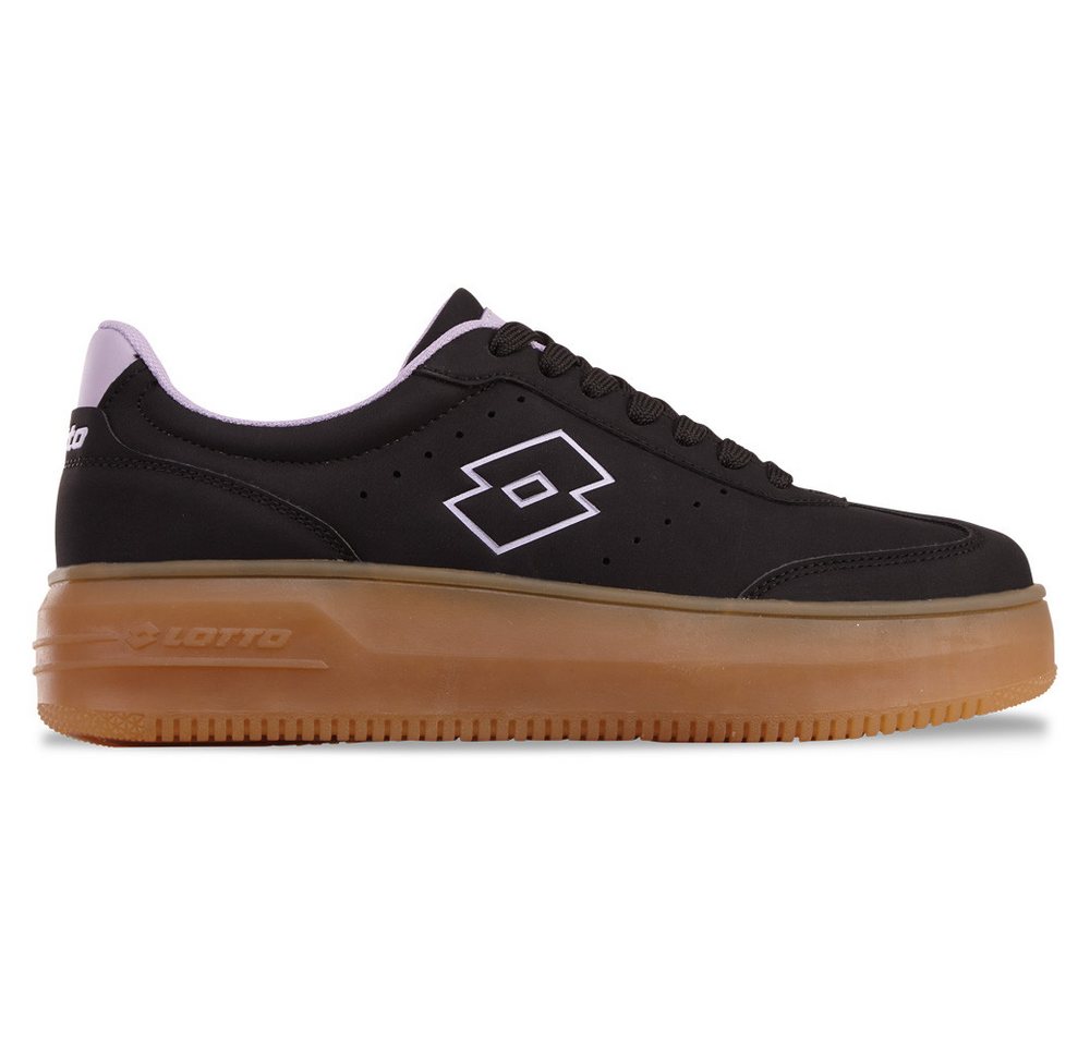 Lotto Sneaker - auf Honigfarbener Plateau-Sneakersohle