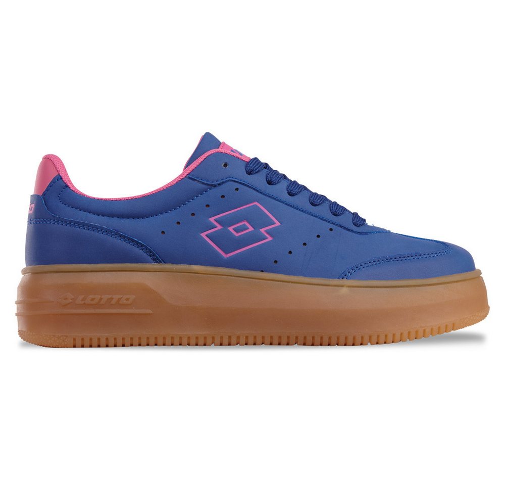 Lotto Sneaker - auf Honigfarbener Plateau-Sneakersohle
