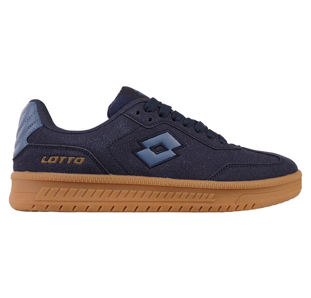 Lotto Sneaker - aus tierfreiem Velours (blau)