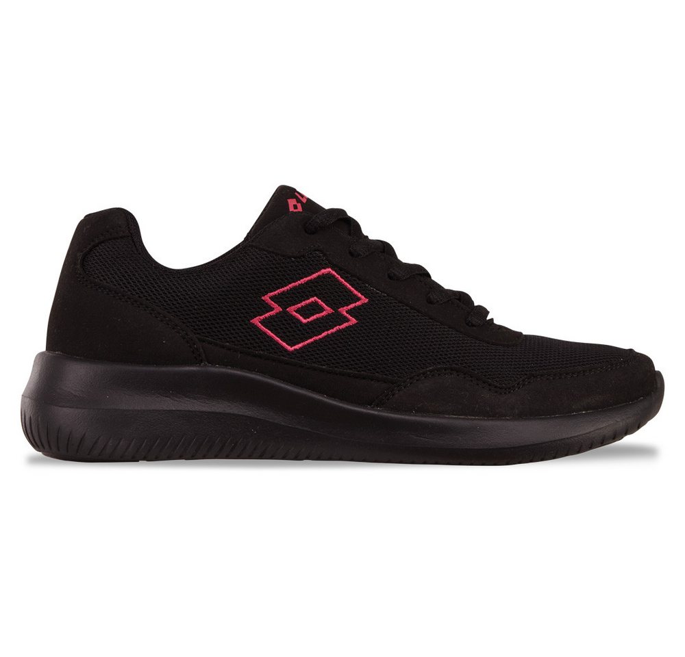 Lotto Sneaker - besonders leicht & bequem (schwarz/rosa)