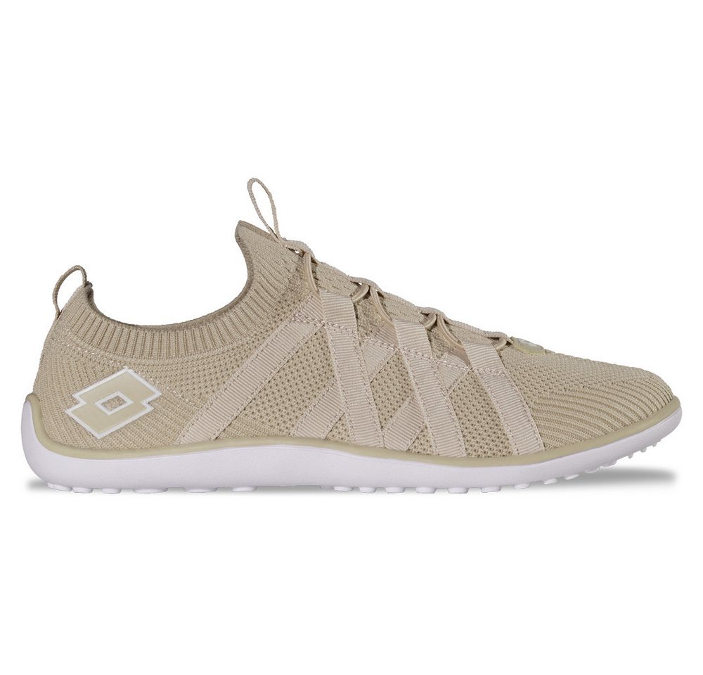 Lotto Sneaker - mit extra dünner Sohle - wie barfuß (beige/weiß)