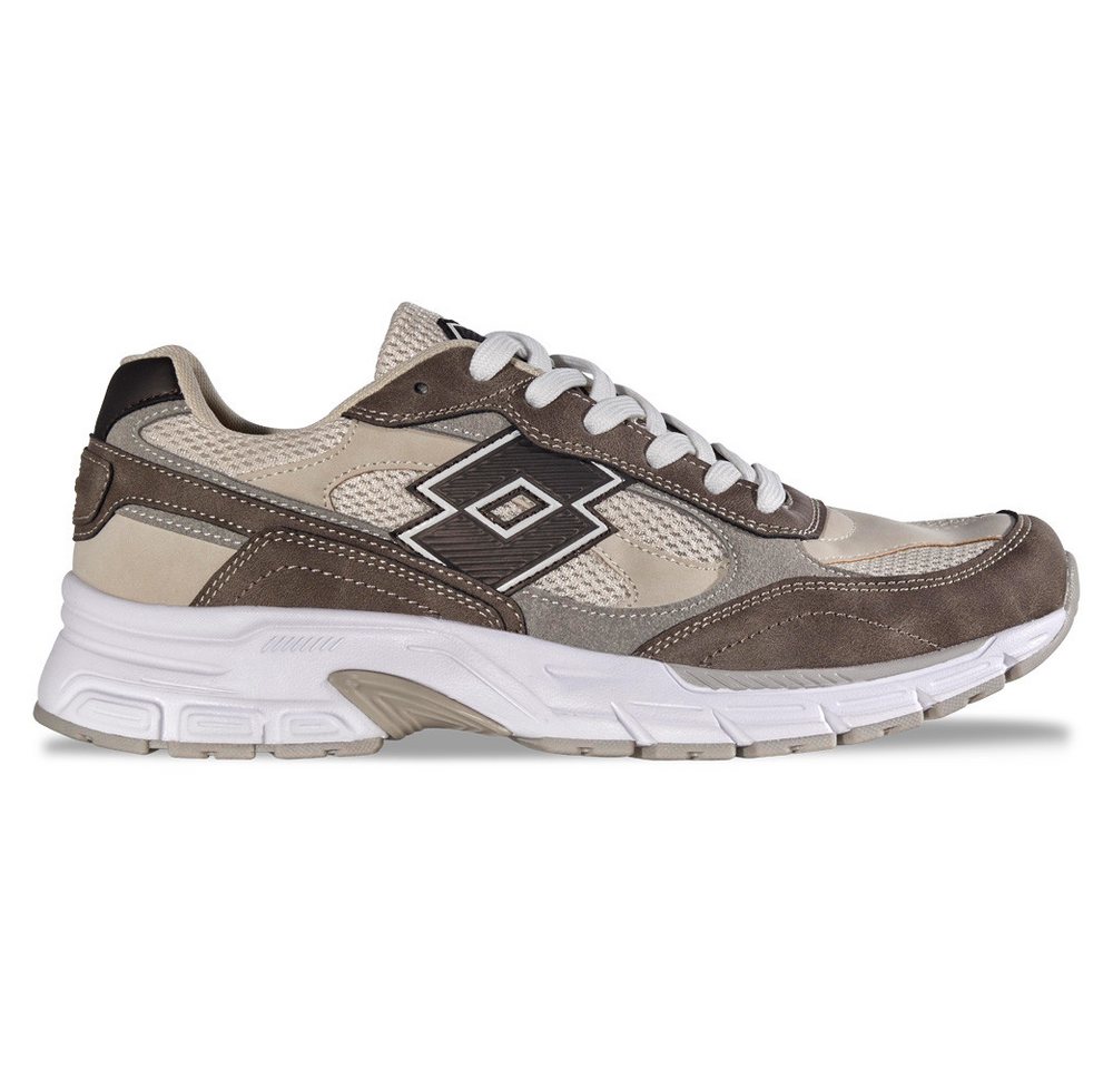 Lotto Sneaker - mit Flexkerben für natürlichen Bewegungsablauf (braun/beige)