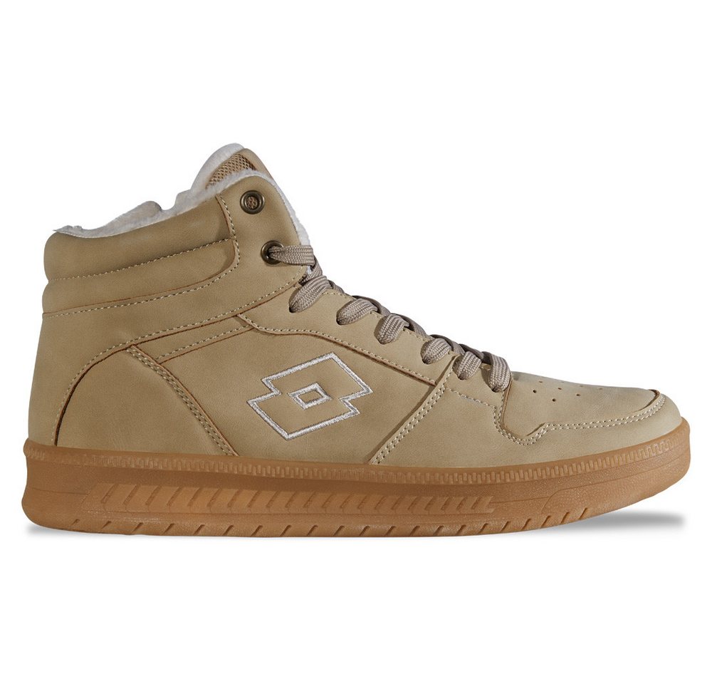 Lotto Sneaker - mit kuschelig weichem Wohlfühlfutter (beige/weiß)