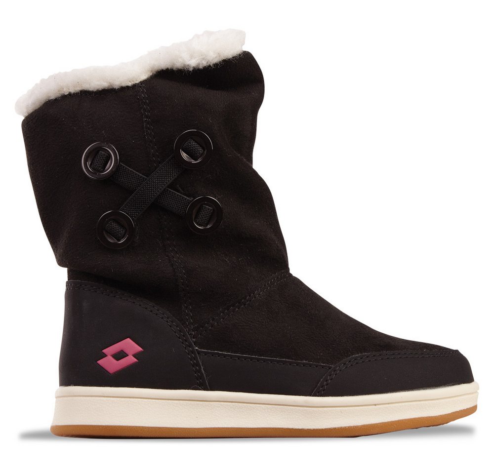 Lotto Winterboots - mit kuschelig-wärmendem Innenfutter (schwarz/rosa)