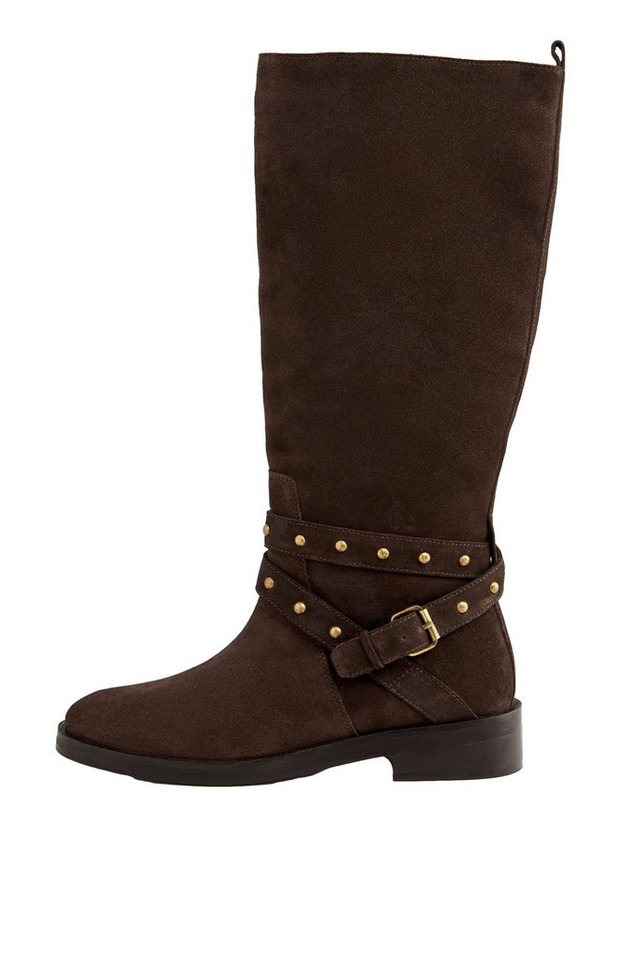 Love & Roses Reitstiefel aus Veloursleder Stiefel (1-tlg)