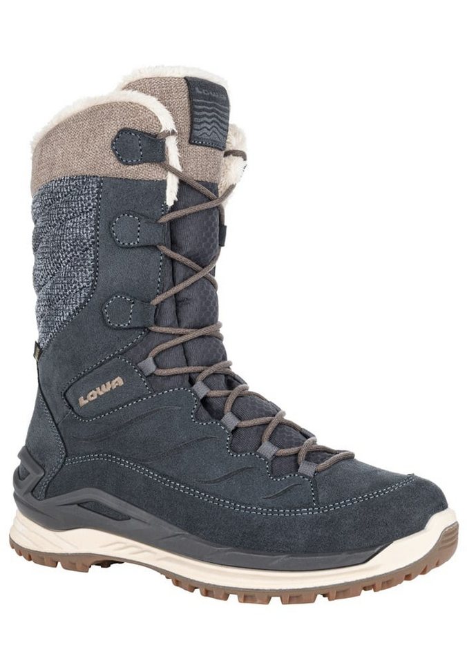 Lowa Barina EVO GTX (Veloursleder, wasserdicht) stahlblau/stein Damen Winterstiefel