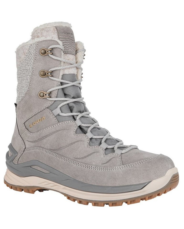 Lowa Calceta EVO GTX (Veloursleder, wasserdicht) grau/ocker Damen Winterstiefel
