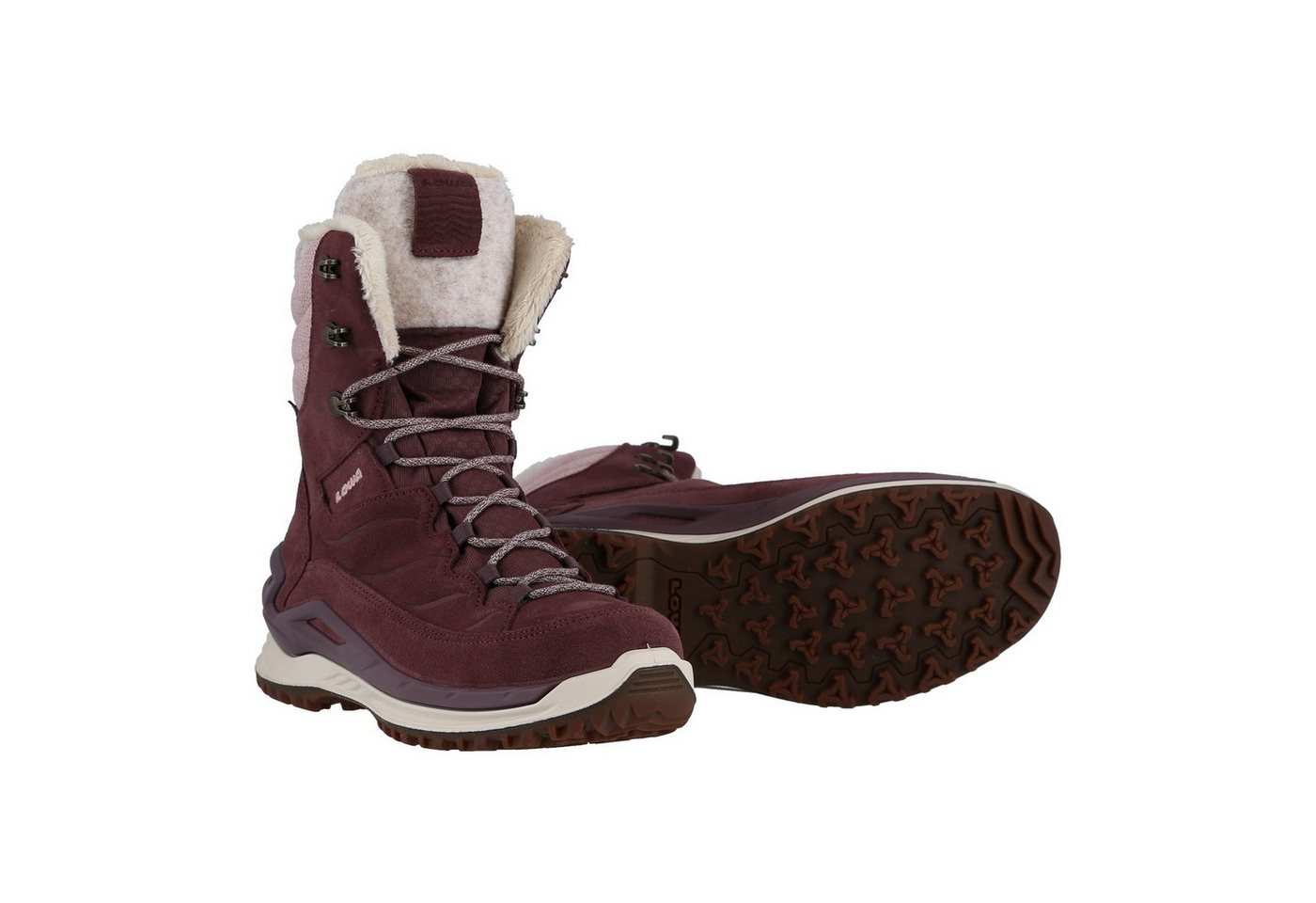 Lowa Calceta EVO GTX (Veloursleder, wasserdicht) rose/altrosa Damen Winterstiefel