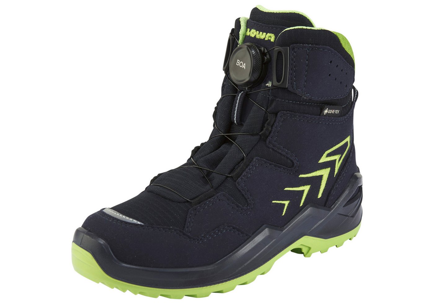 Lowa FIRO GORE-TEX HI JR Winterstiefel Winterschuhe, Winterboots, wasserdicht, gefüttert, mit Drehverschluss