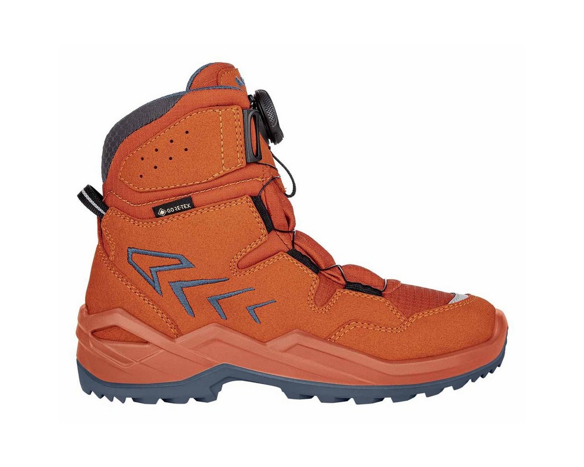 Lowa Firo GTX HI (Textil/Synthetik, wasserdicht) rostrot/petrol Kinder Winterstiefel